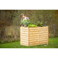 Hochbeet 'Asket L' Natur Holz 130 x 70 x 90 cm