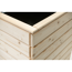 Hochbeet 'Asket L' Natur Holz 130 x 70 x 90 cm