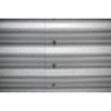 Hochbeet 'Oval Grow Faster' silbern Metall 80 x 240 x 82 cm