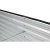 Hochbeet 'Oval Grow Faster' silbern Metall 80 x 240 x 82 cm