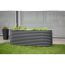 Hochbeet 'Oval Grow Faster' anthrazit Stahl Metall 80 x 240 x 82 cm