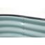 Hochbeet 'Oval Grow Faster' anthrazit Stahl Metall 80 x 240 x 82 cm