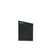 Mülltonnenbox dunkelgrau Metall für 2 Mülltonnen a' 240 l 100 x 172 x 131 cm