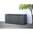 Mülltonnenbox 'Kubus' anthrazit Stahl 264 x 80 x 116 cm