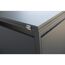 Mülltonnenbox 'Kubus' anthrazit Stahl 264 x 80 x 116 cm