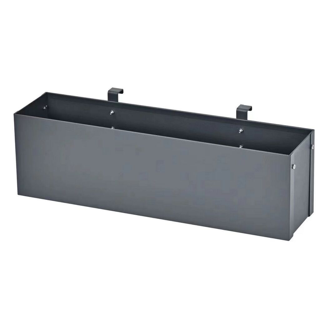 Blumenkasten 'Planum' Metall anthrazit 50 x 12 x 16 cm