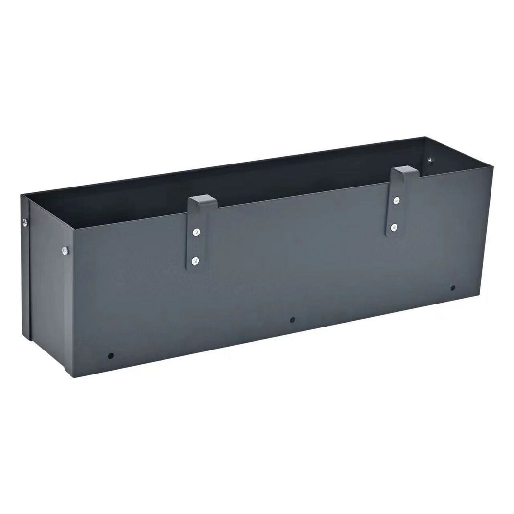 Blumenkasten 'Planum' Metall anthrazit 50 x 12 x 16 cm