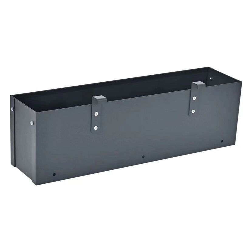 Blumenkasten 'Planum' Metall anthrazit 50 x 12 x 16 cm