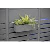 Blumenkasten 'Planum' Metall anthrazit 50 x 12 x 16 cm