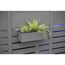 Blumenkasten 'Planum' Metall anthrazit 50 x 12 x 16 cm
