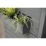 Blumenkasten 'Planum' Metall anthrazit 50 x 12 x 16 cm