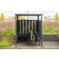 Fahrrad- und Rauchunterstand anthrazit Metall 203 x 180 x 210
