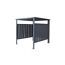 Fahrrad- und Rauchunterstand anthrazit Metall 203 x 180 x 210