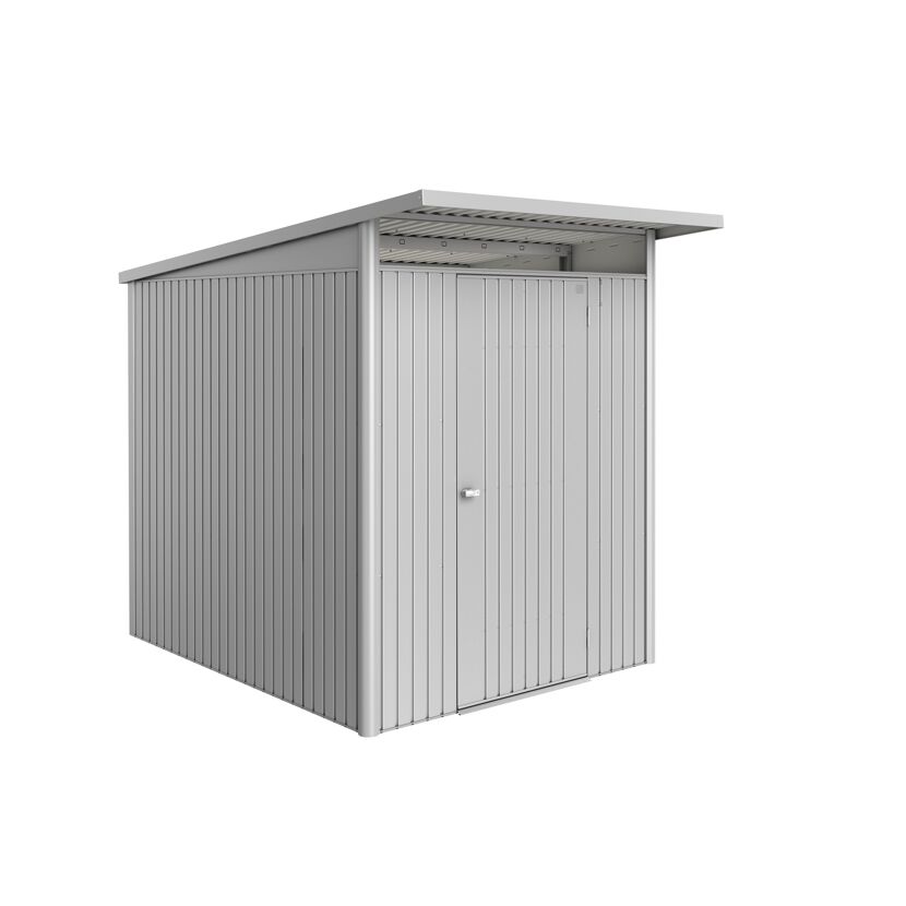 Gerätehaus 'AvantGarde Eco' Gr. A2 silber-metallic 180 x 260 cm mit Standardtür
