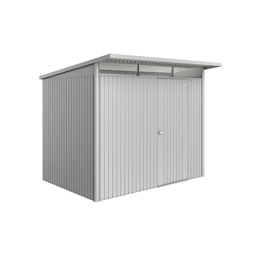 Gerätehaus 'AvantGarde Eco' Gr. A5 silber-metallic 260 x 220 cm mit Standardtür