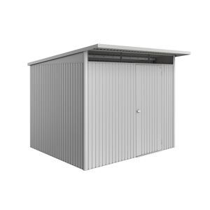 Gerätehaus 'AvantGarde ECO A6' silber-metallic 260 x 260 cm mit Standardtür