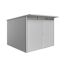Gerätehaus 'AvantGarde Eco' Gr. A7 silber-metallic 260 x 300 cm mit Standardtür