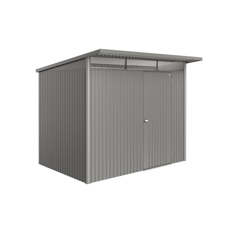 Gerätehaus 'AvantGarde Eco' Gr. A5 quarzgrau-metallic 260 x 220 cm mit Standardtür