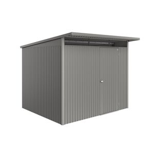 Gerätehaus 'AvantGarde ECO A6' quarzgrau-metallic 260 x 260 cm mit Standardtür