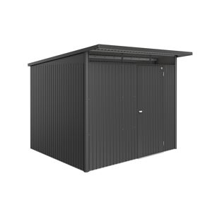 Gerätehaus 'AvantGarde ECO A6' dunkelgrau-metallic 260 x 260 cm mit Standardtür