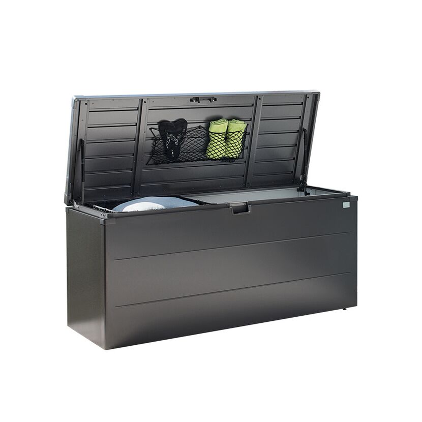 Gartenbox 'StyleBox 170' Stahl dunkelgrau 170 x 81 x 70 cm