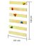 Kinderspielturm 'Lotti' mit Doppelschaukel und Kletterwand natur 107 x 107 cm