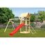 Kinderspielturm 'Lotti' naturbelassene nordische Fichte 107 x 291 x 107 cm