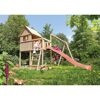 Spielturm mit Schaukel und Rutsche