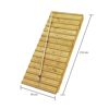 Holzleiter mit Seil