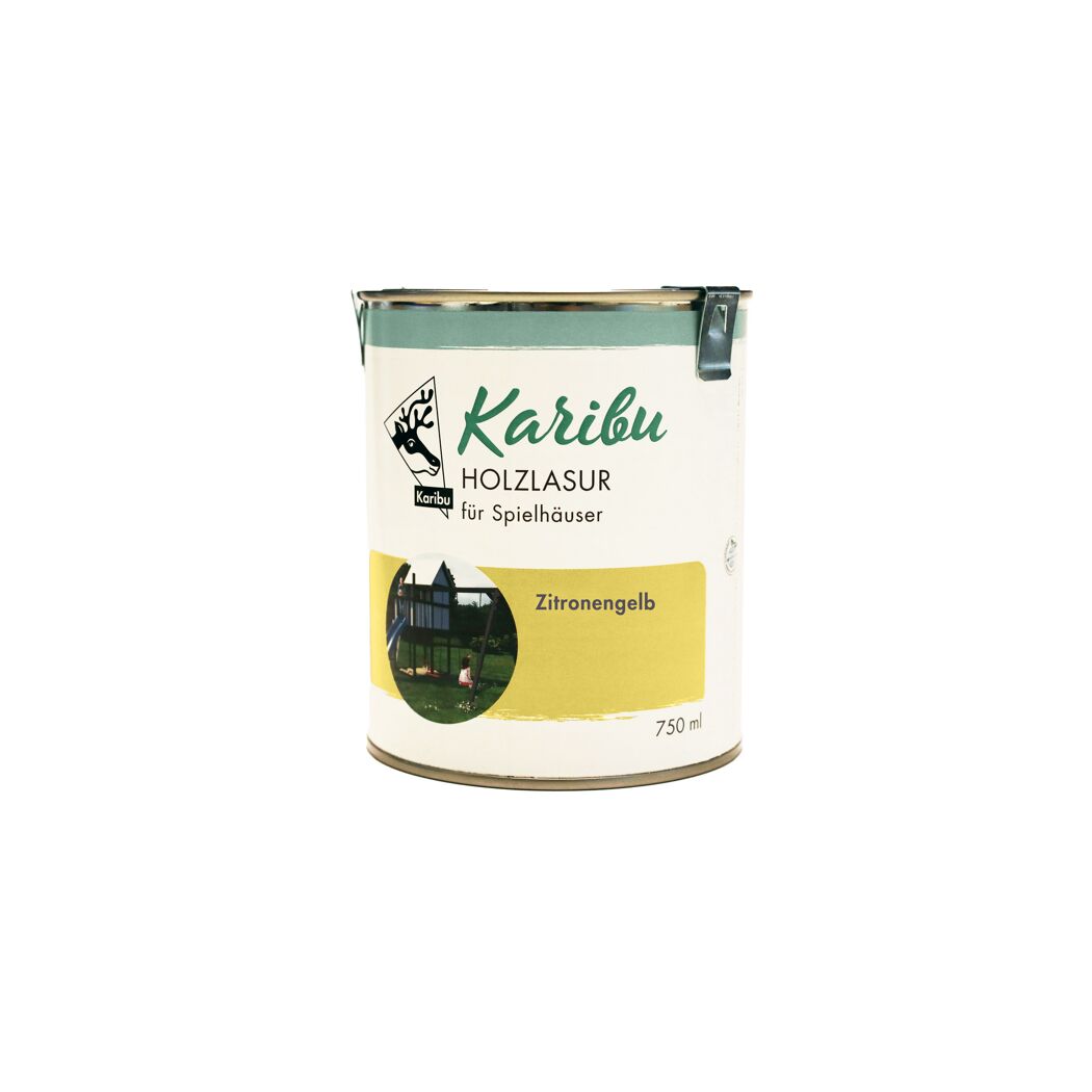 Karibu Holzlasur Zitronengelb