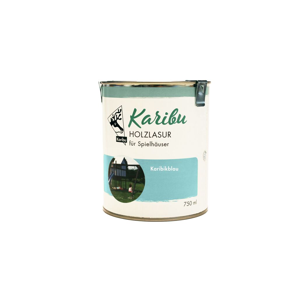 Lasur für Spielhäuser Karibikblau