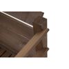 Ecke eines Hochbeets aus Holz