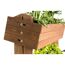 Holz-Hochbeet mit Kräutern