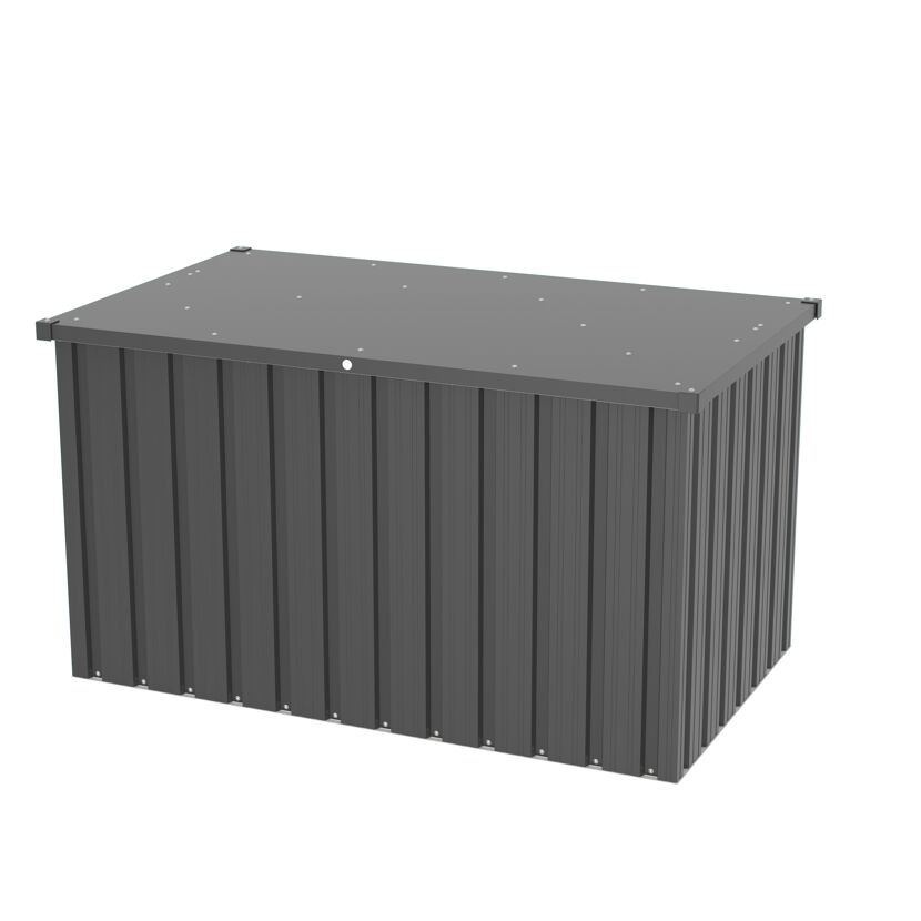 Graue Universalbox aus Metall