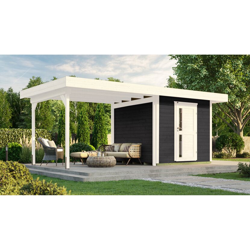 Gartenhaus mit Überdachung