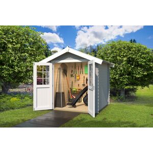Gartenhaus '209 Gr.1' grau 200 x 236 x 200 cm