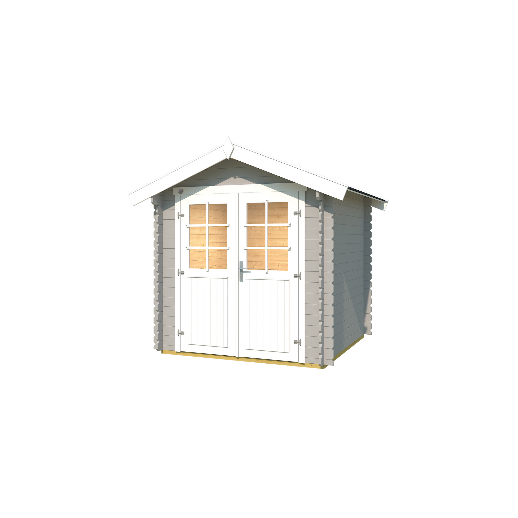 Gartenhaus '209 Gr.1' grau 200 x 236 x 200 cm