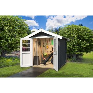 Gartenhaus '209 Gr.1' anthrazit 200 x 236 x 200 cm