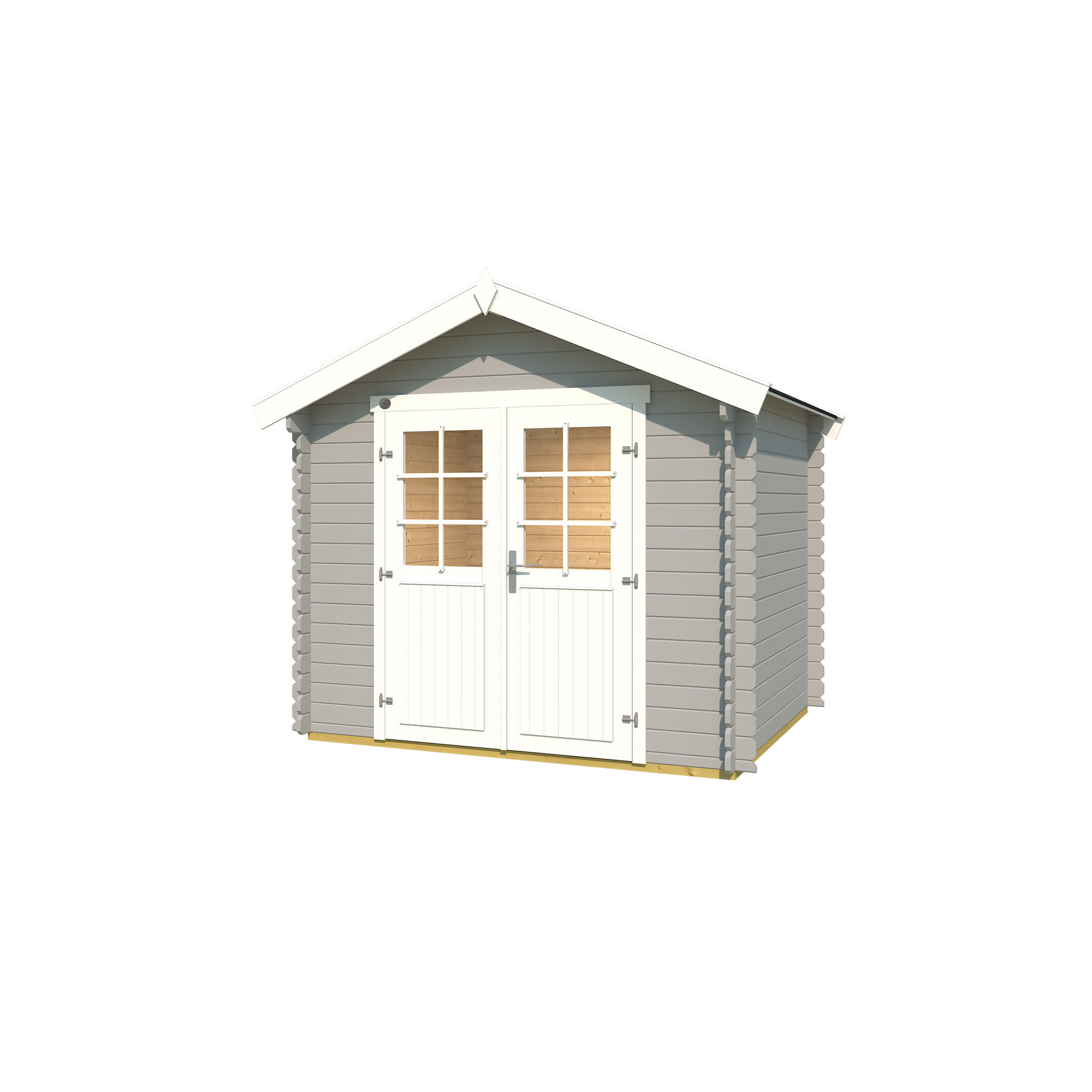 Gartenhaus '209 Gr.1.5' grau 250 x 246 x 200 cm