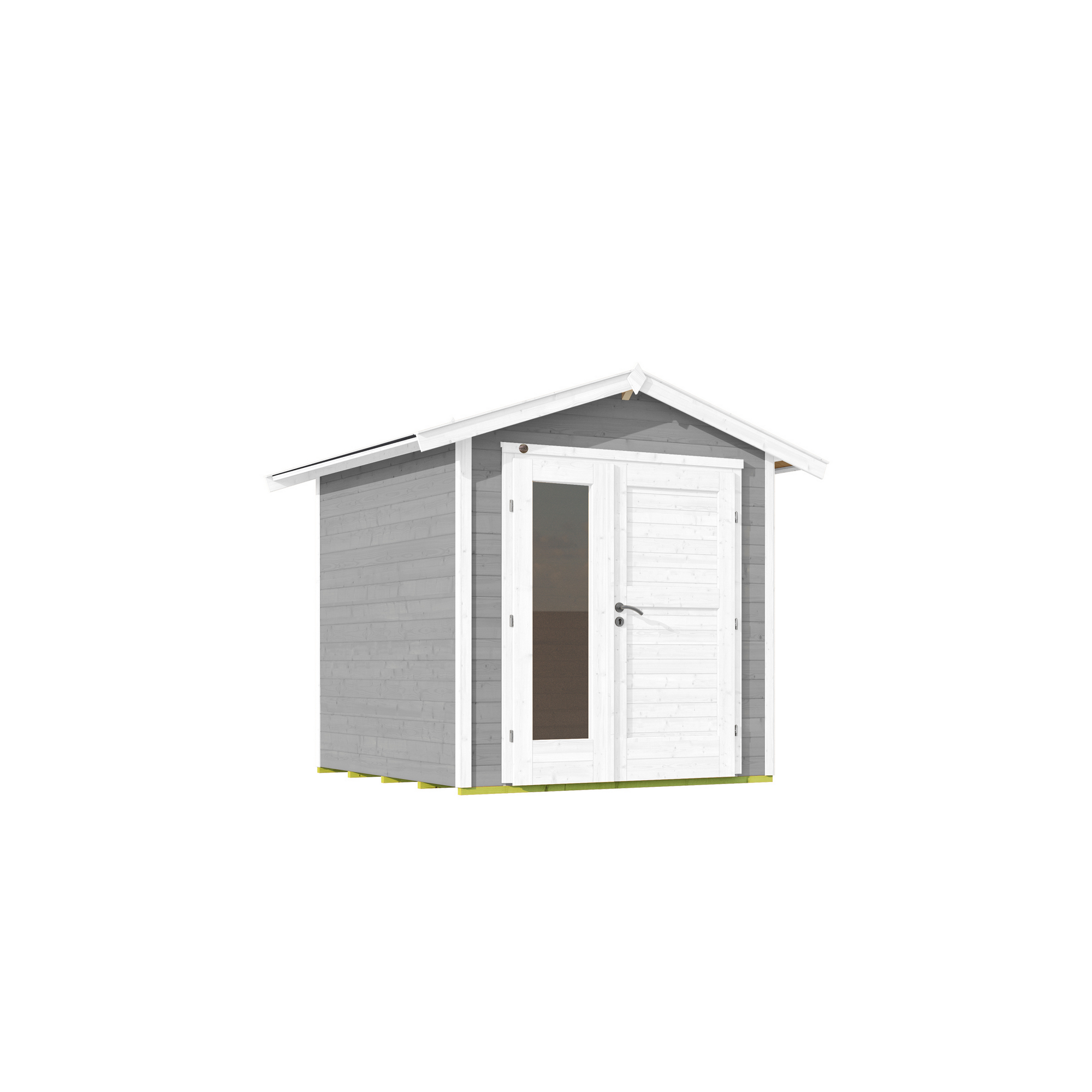 Gartenhaus '224 A' grau 205 x 230 x 209 cm