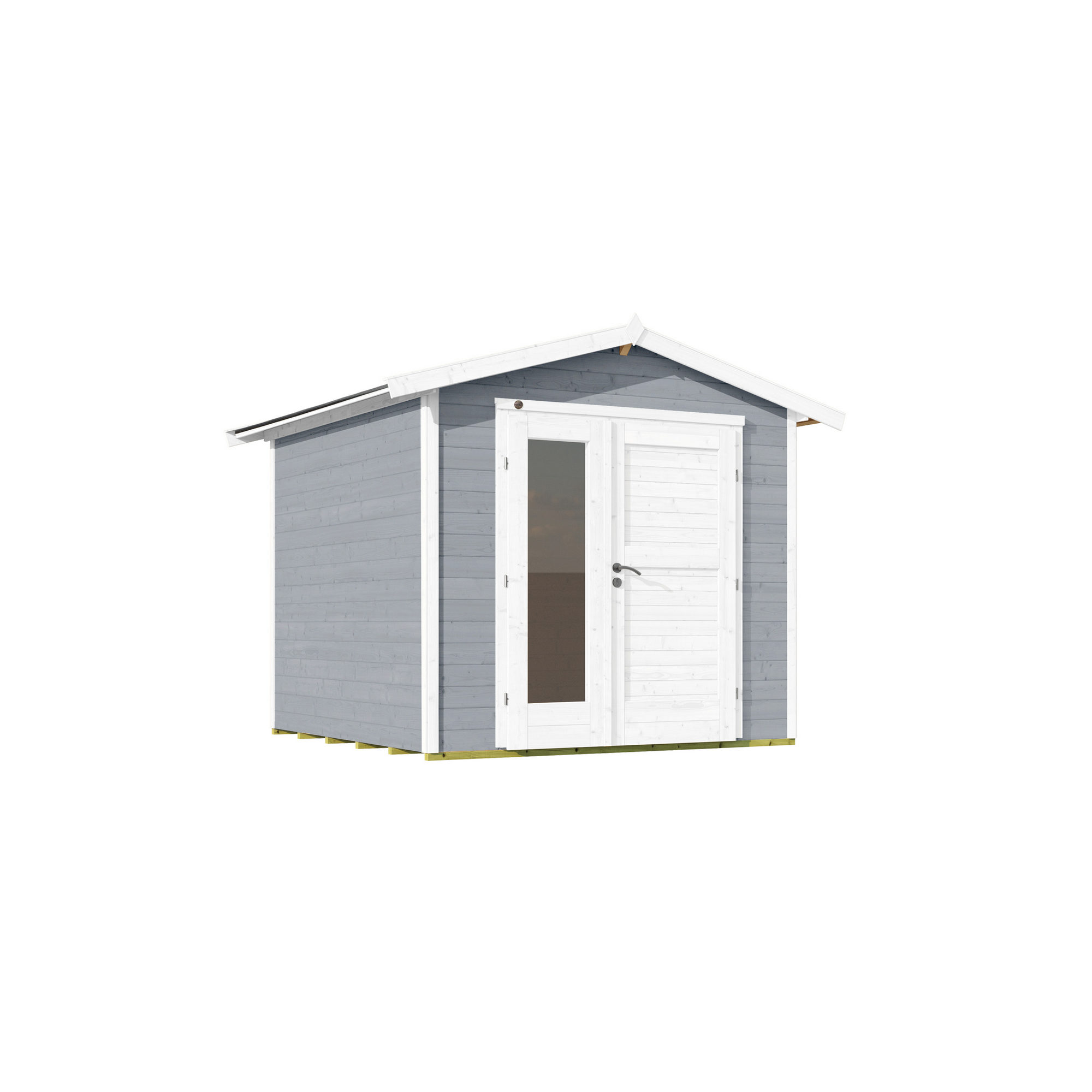 Gartenhaus '224 A' grau 235 x 230 x 239 cm