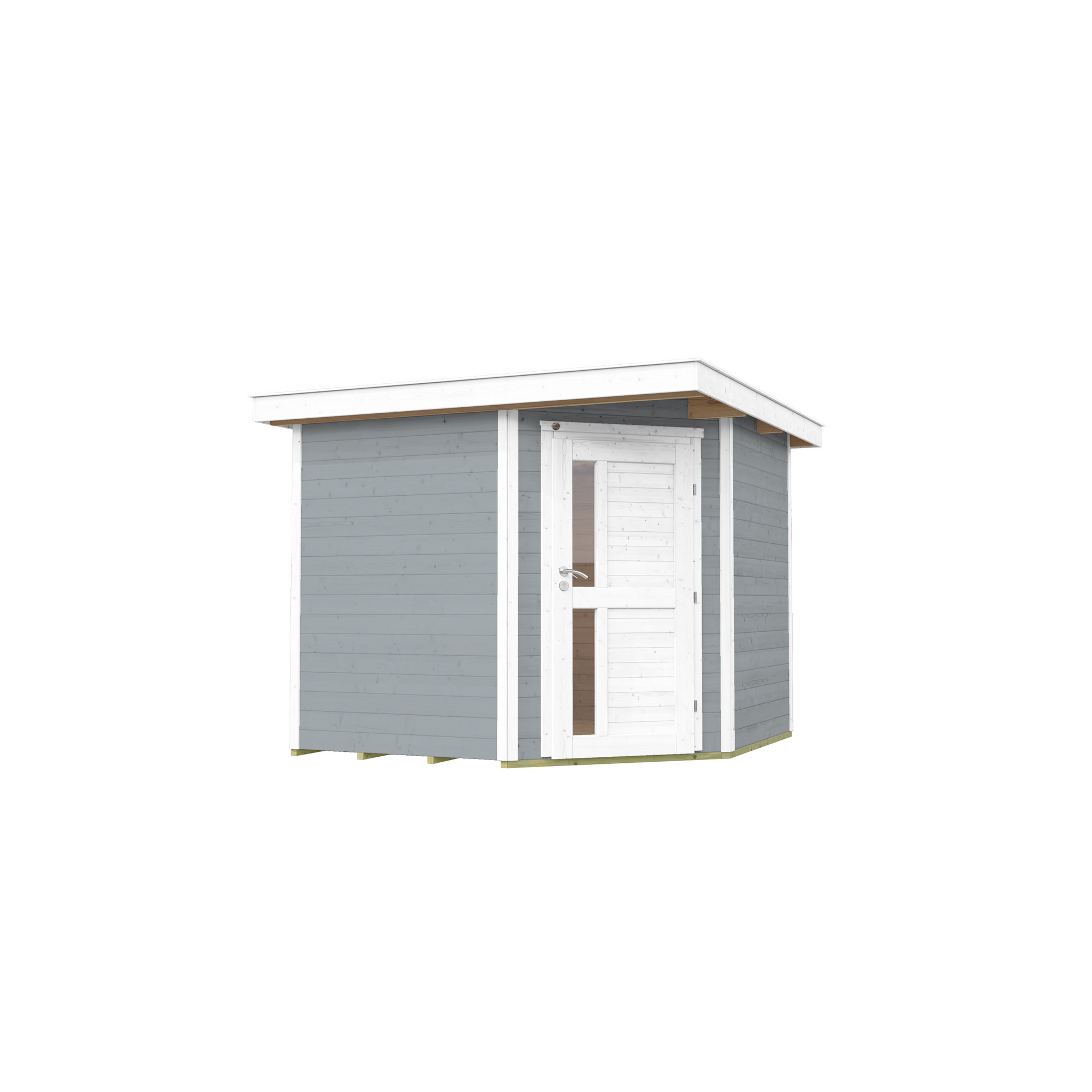 Gartenhaus '229 A' grau 239 x x 235 cm