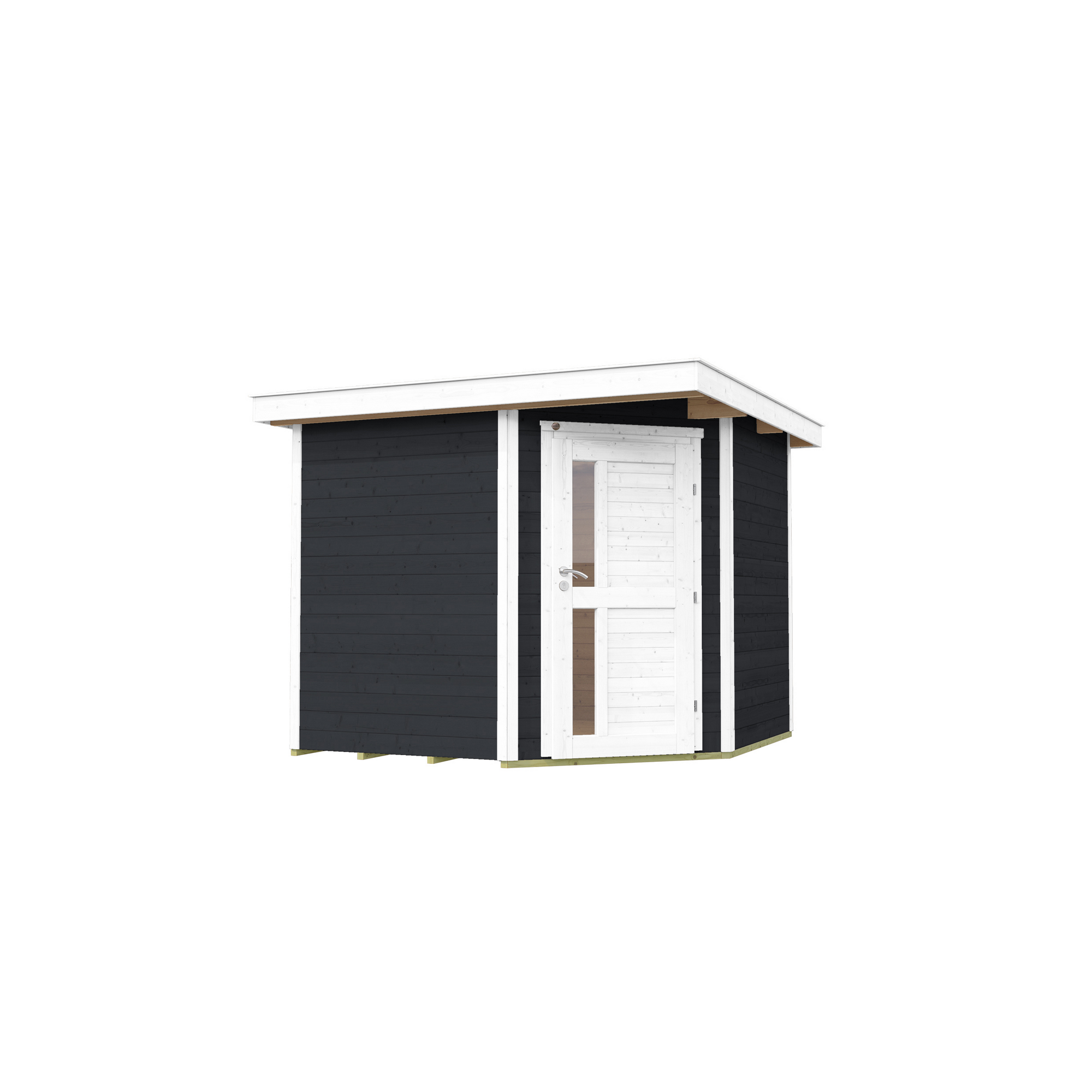 Gartenhaus '229 A' anthrazit 239 x x 235 cm