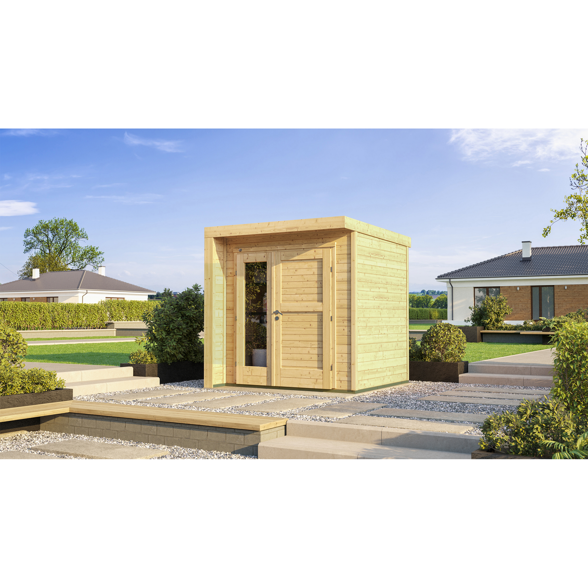 Kleines Gartenhaus aus Holz