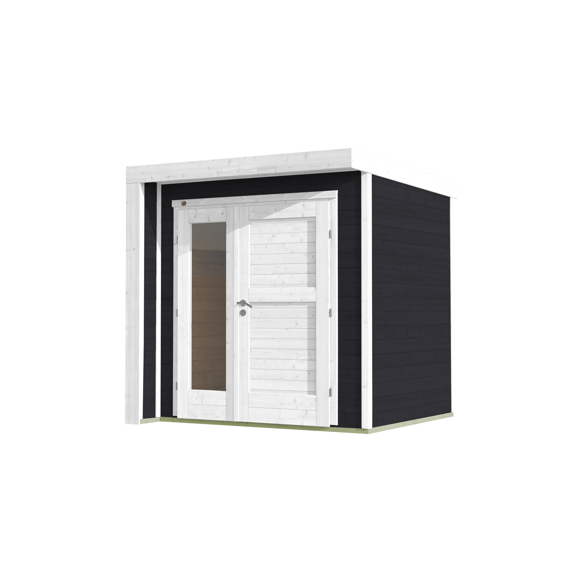 Gartenhaus '262 B' anthrazit 209 x 210 x 205 cm