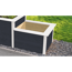 Hochbeet '669' mit Stufe anthrazit 217,6 x 91,7 x 58/81 cm