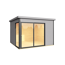 Gartenhaus '412 Gr.1' grau 300 x 239,4 x 300 cm