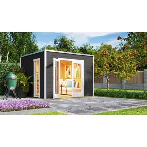 Gartenhaus 'P 285' graphitgrau 300 x 222,3 x 300 cm