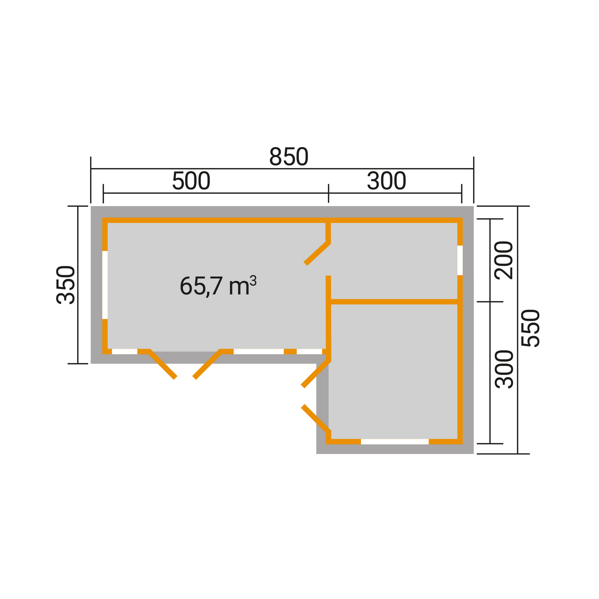 Grundriss Weekendhaus V 701