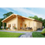 Modernes Holz-Weekendhaus mit Terrasse